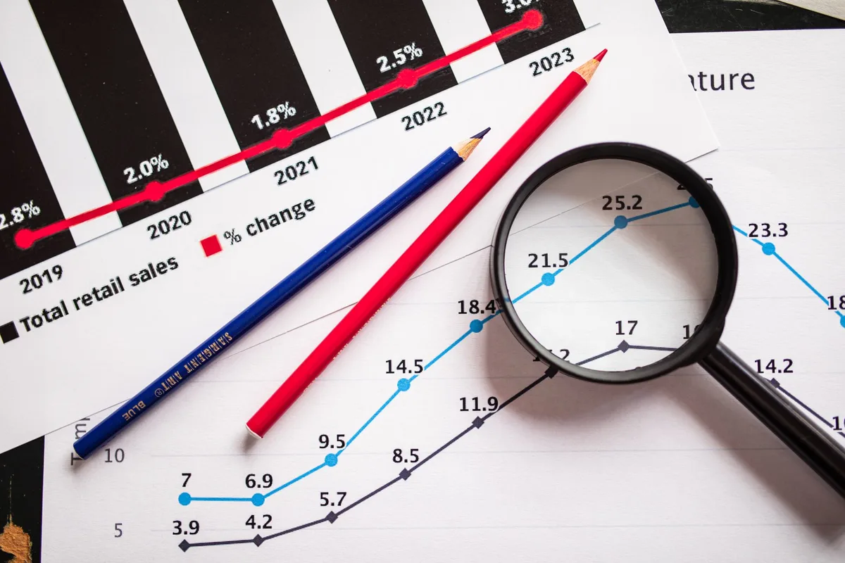 Graphiques d'analyse de données et indicateurs RH affichés sur un écran d'ordinateur