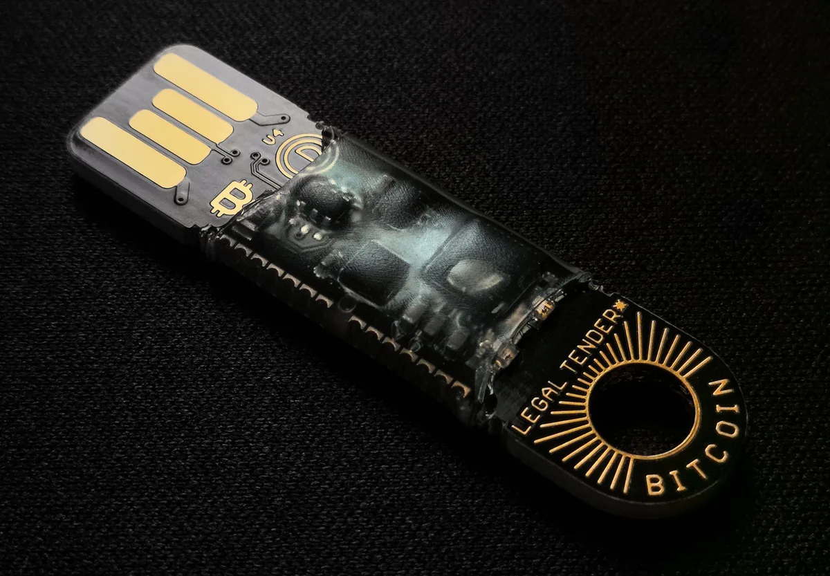 Matériel de sécurité cryptographique représentant la garde autonome et la protection des clés privées