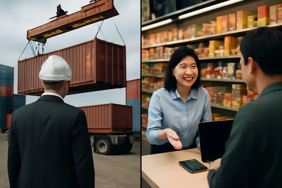 Deux trajectoires très différentes : exporter depuis la Chine ou vendre en Chine — Il est essentiel de distinguer clairement votre objectif. Si vous utilisez la Chine comme base industrielle pour réexporter, vous bénéficiez généralement d'une logique douanière différente : les